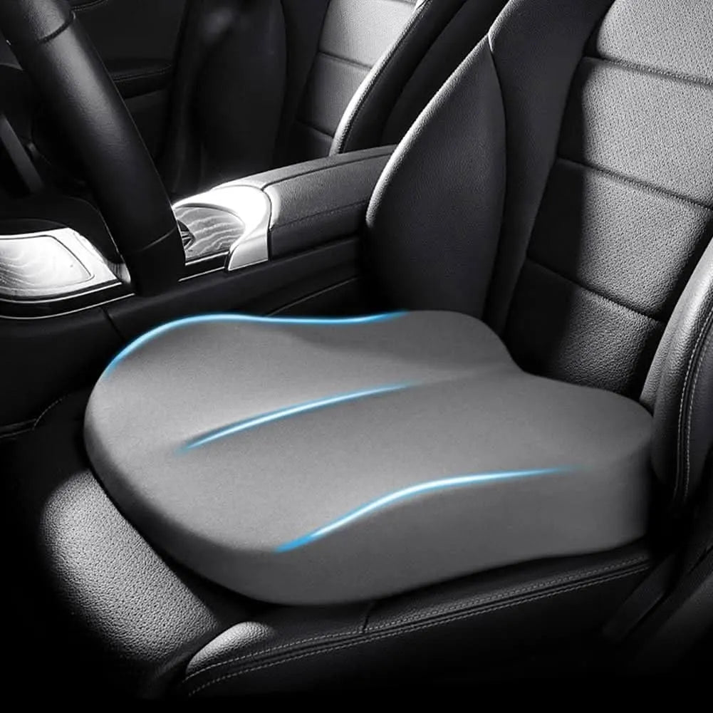 Ergonomic Memory Foam Booster Cushion for Adult Car Seats