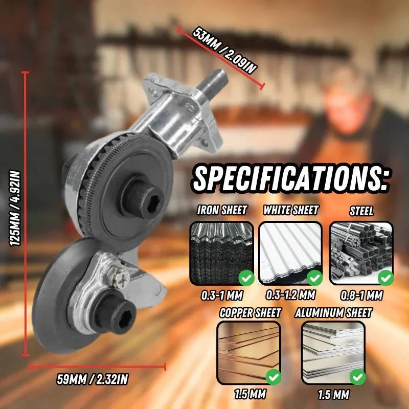 Heavy-Duty Metal Cutting Drill Adapter