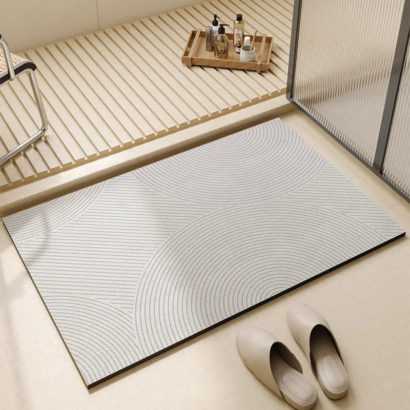 Quick-Dry Non-Slip Bathroom Floor Rug with Super Absorbent Surface