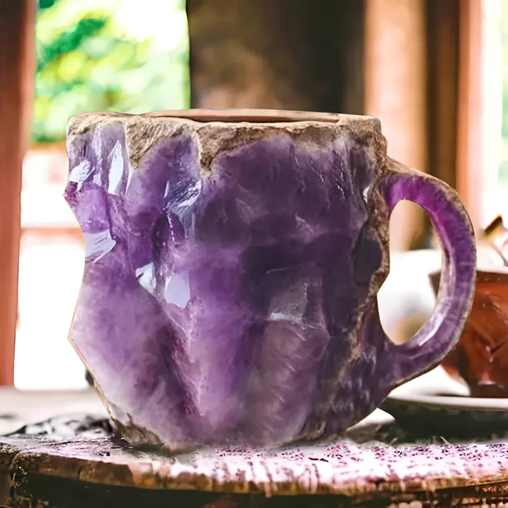Stone-Textured Coffee Mug Decorative Drinkware