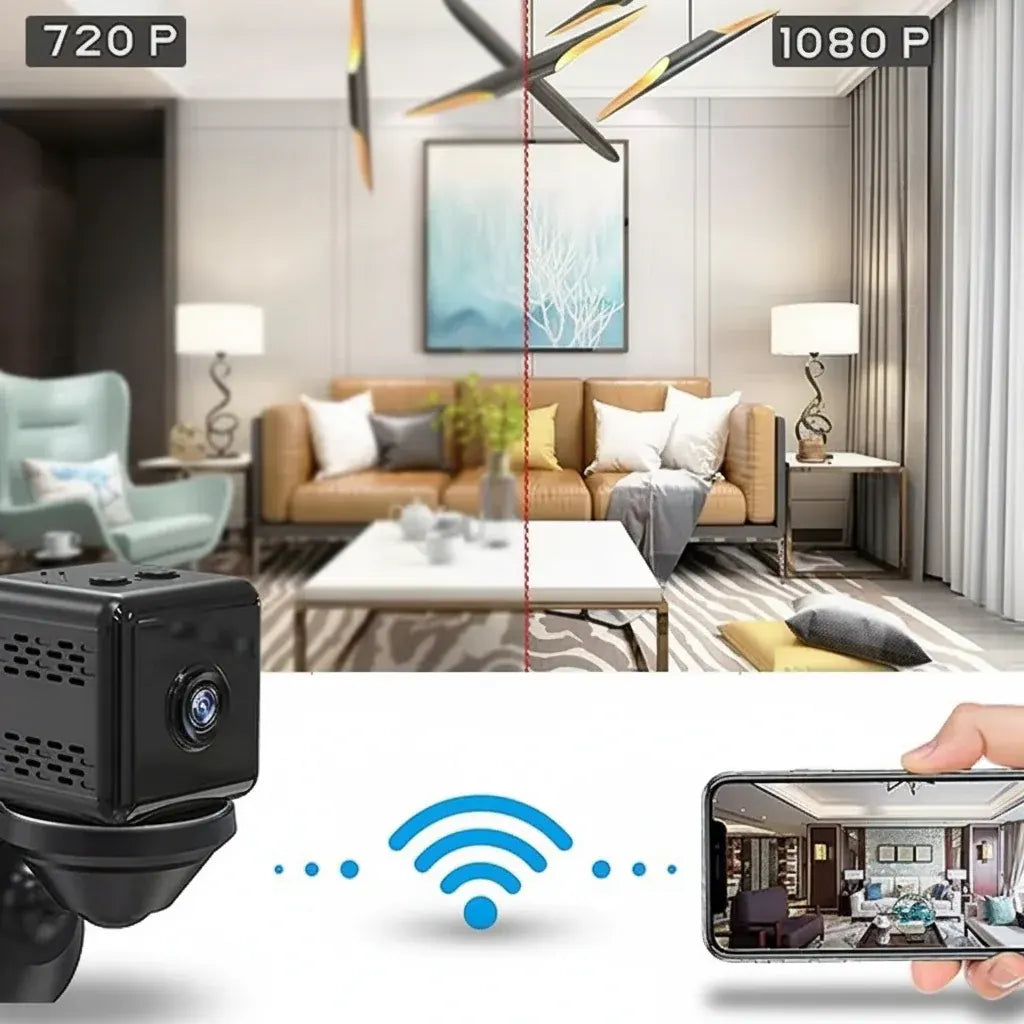 Wireless HD Security Camera with Motion Detection, Indoor/Outdoor Use