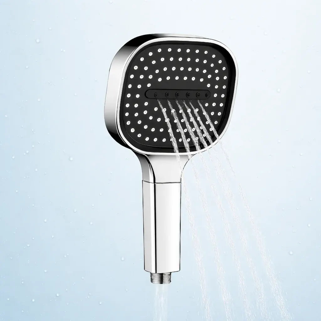 Adjustable Turbo Boost Filtered High-Pressure Showerhead with Spray Settings