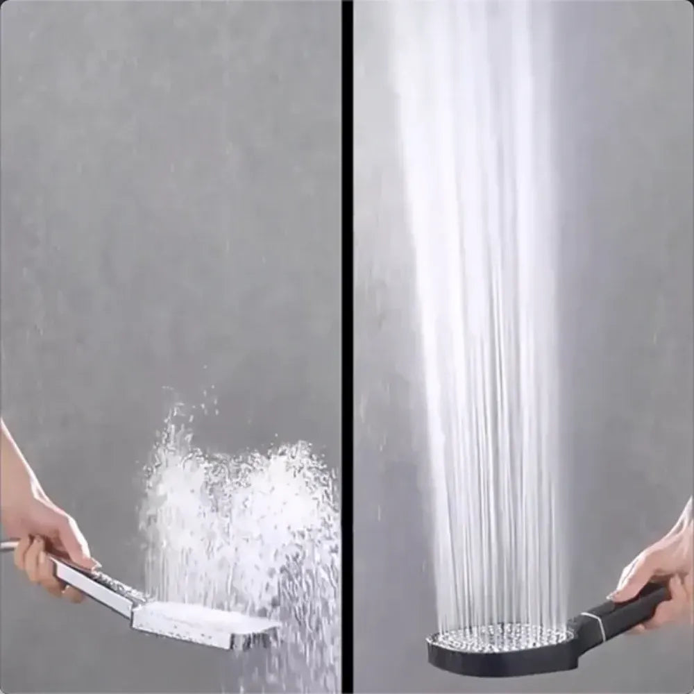 Adjustable Turbo Boost Filtered High-Pressure Showerhead with Spray Settings