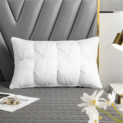 Alternative Down Pillow with Neck Support for Restful Sleep