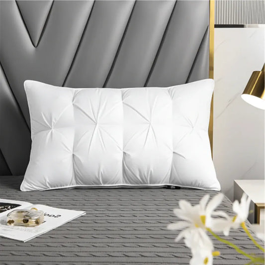Alternative Down Pillow with Neck Support for Restful Sleep
