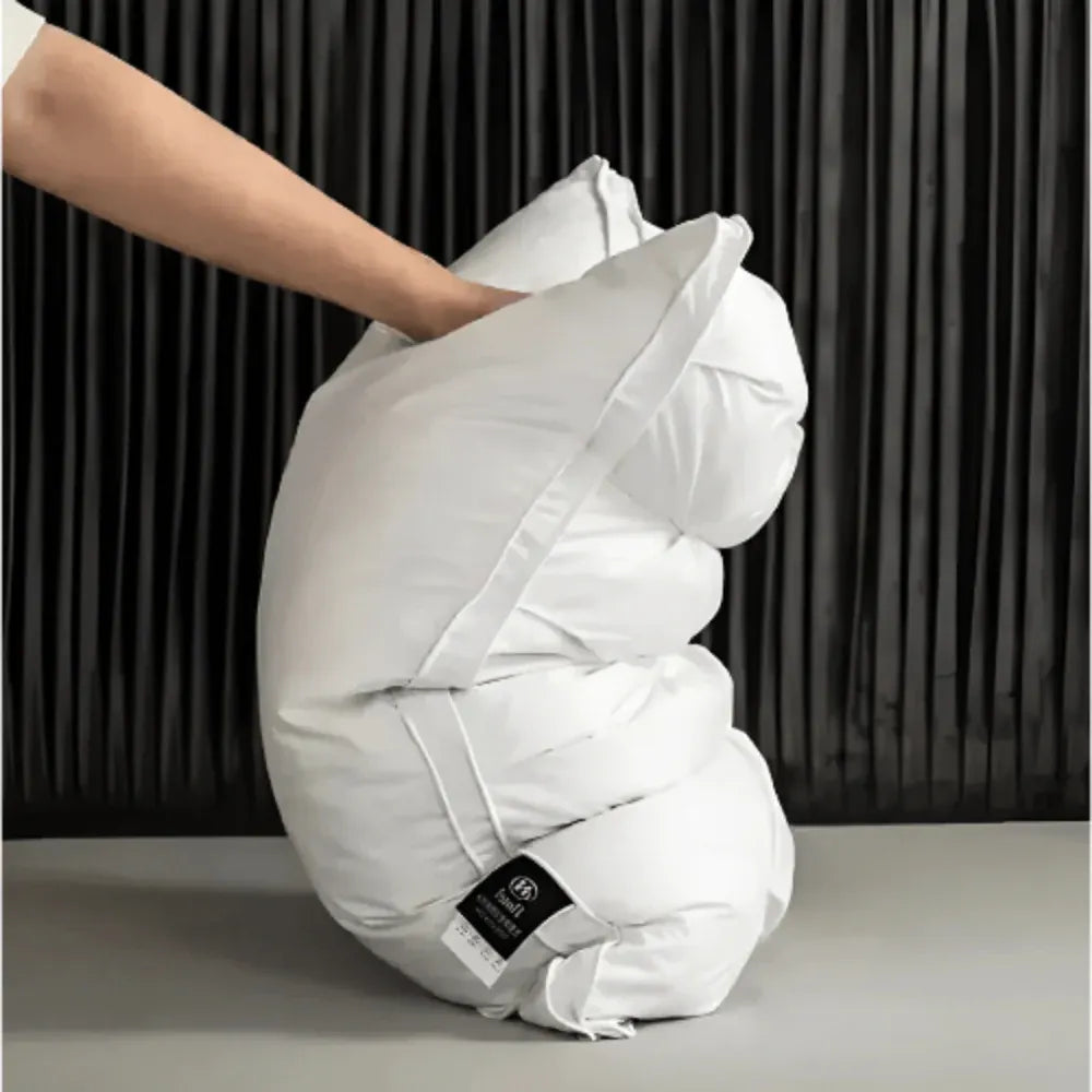 Alternative Down Pillow with Neck Support for Restful Sleep