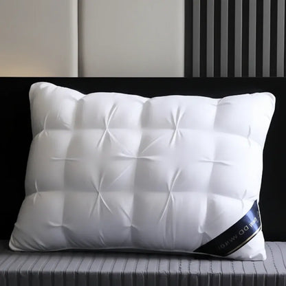 Alternative Down Pillow with Neck Support for Restful Sleep