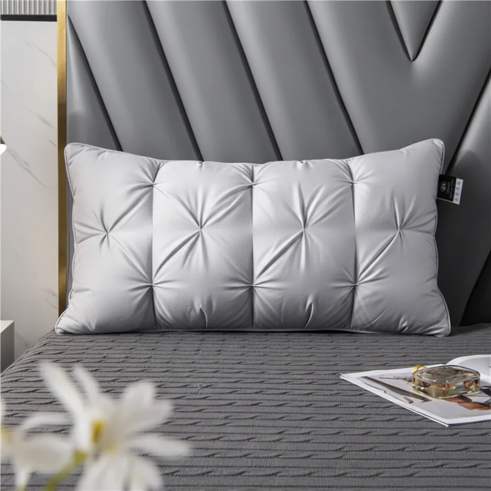 Alternative Down Pillow with Neck Support for Restful Sleep