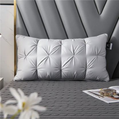 Alternative Down Pillow with Neck Support for Restful Sleep