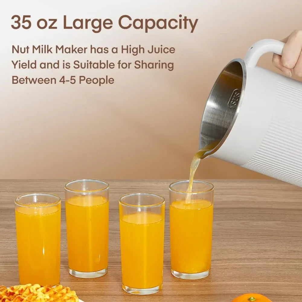 Automatic Nut Milk Maker – Multi-Function Electric Kitchen Appliance
