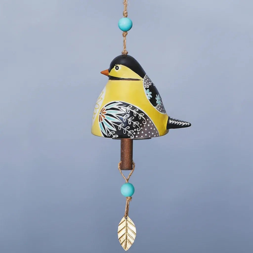 Bird Garden Wind Chime Hanging Outdoor Patio Decor