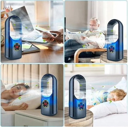 Blade-Free Quiet Portable Air Conditioner for Home and Office