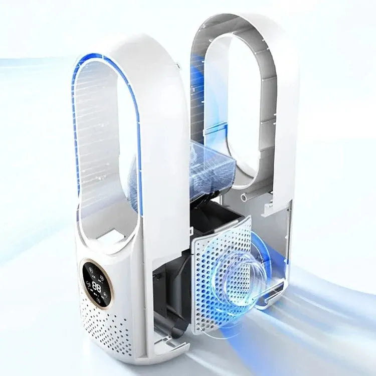 Blade-Free Quiet Portable Air Conditioner for Home and Office