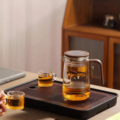 Borosilicate Glass Teapot with Removable Loose Leaf Infuser