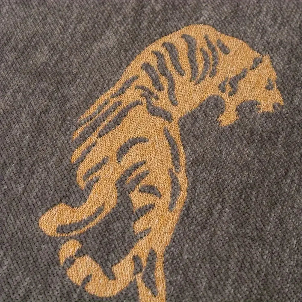 Chenille Tiger Safari Sofa Cover