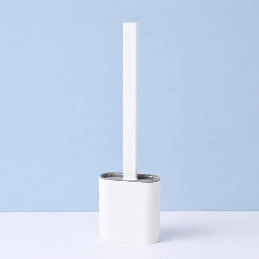 Compact Bathroom Toilet Brush with Storage Holder
