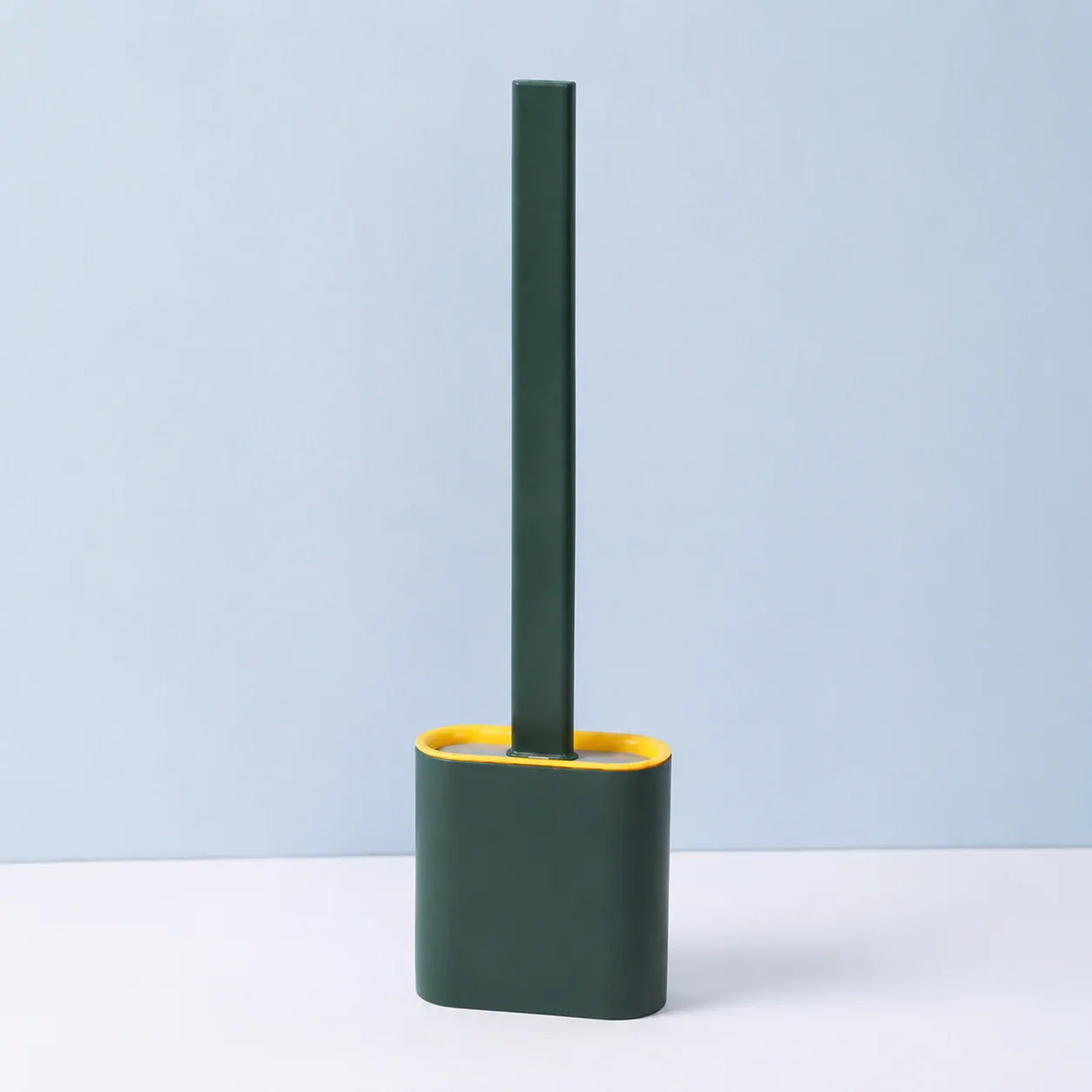 Compact Bathroom Toilet Brush with Storage Holder
