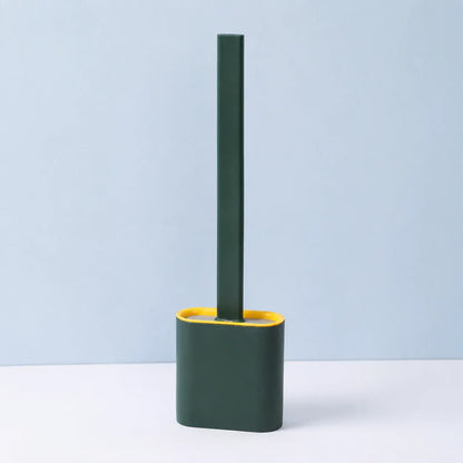 Compact Bathroom Toilet Brush with Storage Holder