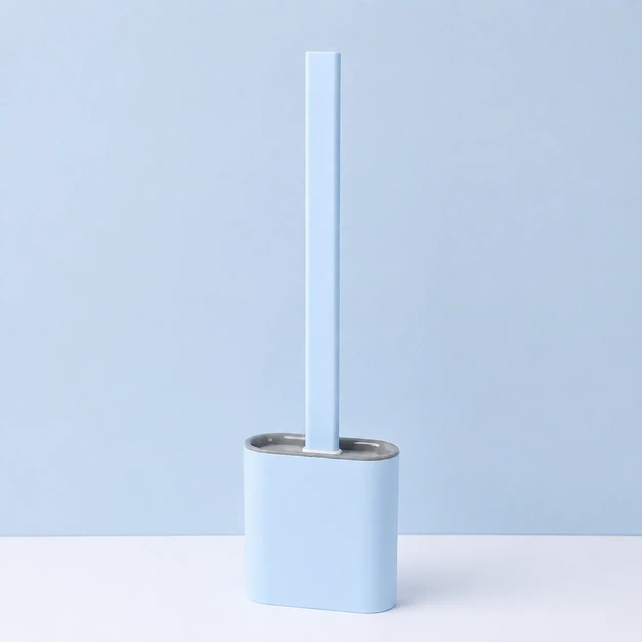 Compact Bathroom Toilet Brush with Storage Holder