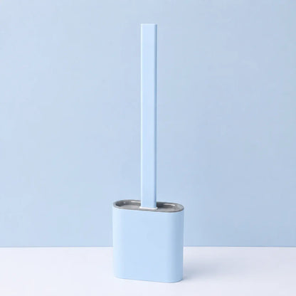 Compact Bathroom Toilet Brush with Storage Holder