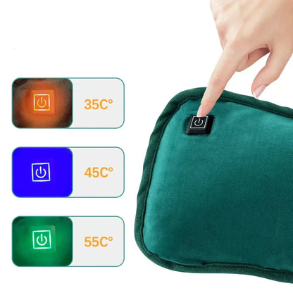 Compact Heating Pad | 30x20cm | Portable Hand & Body Warmer with Fast Heat-Up