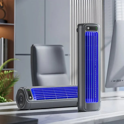 Compact Tower-Style Portable Desktop Fan