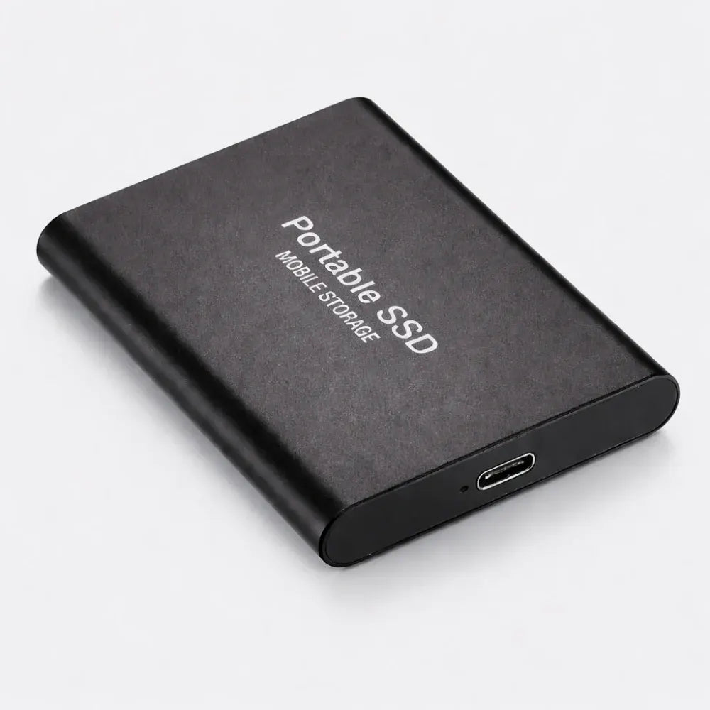Compact USB-C Portable External SSD 512GB Fast Storage Drive