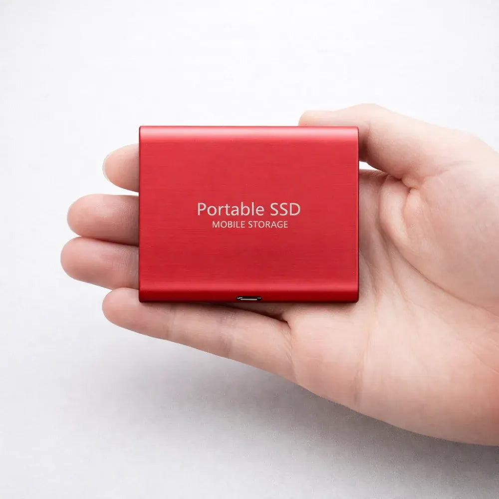 Compact USB-C Portable External SSD 512GB Fast Storage Drive