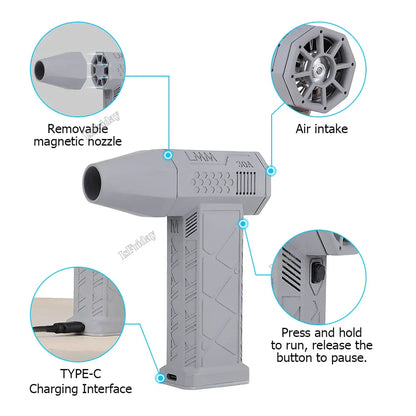 Cordless Handheld Electric Duster High-Speed Blower for Cleaning