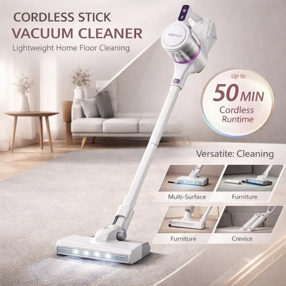 Cordless Stick Vacuum Lightweight Home Floor Cleaner