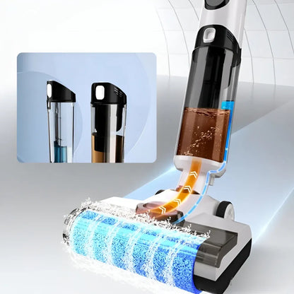Cordless Wet & Dry Mop Vacuum Cleaner for Floors