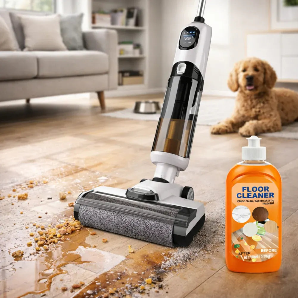 Cordless Wet & Dry Mop Vacuum Cleaner for Floors