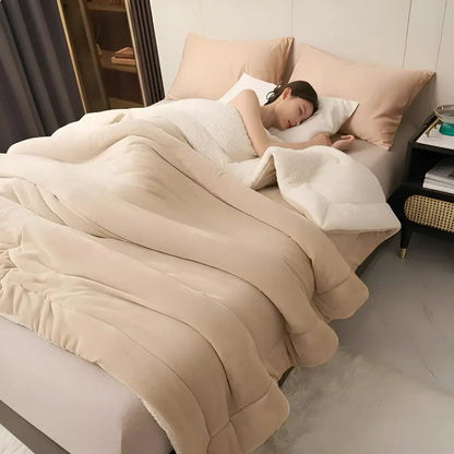 Cozy Flannel Soft Warm Throw Blanket for Bed & Couch