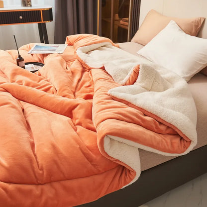 Cozy Flannel Soft Warm Throw Blanket for Bed & Couch