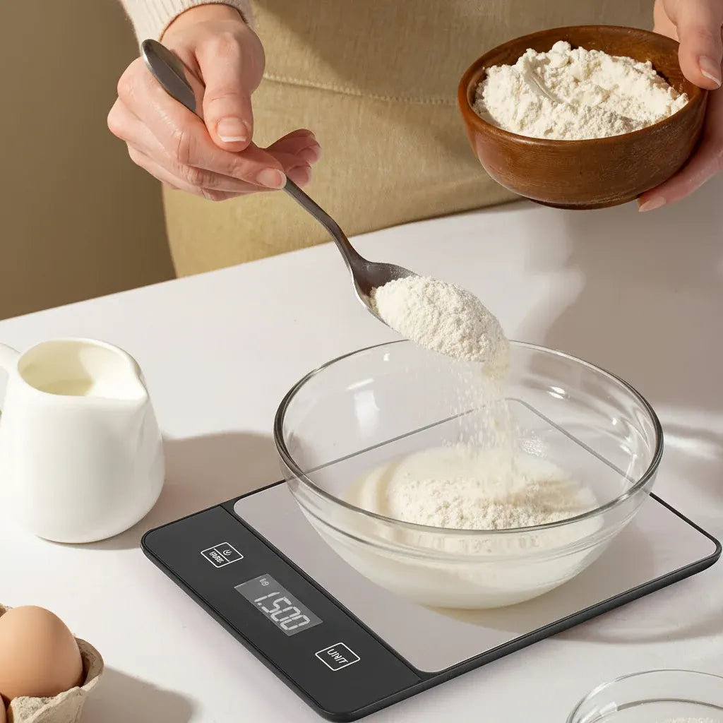 Digital Stainless Steel Kitchen Food Scale, 22lb Capacity Measuring Tool