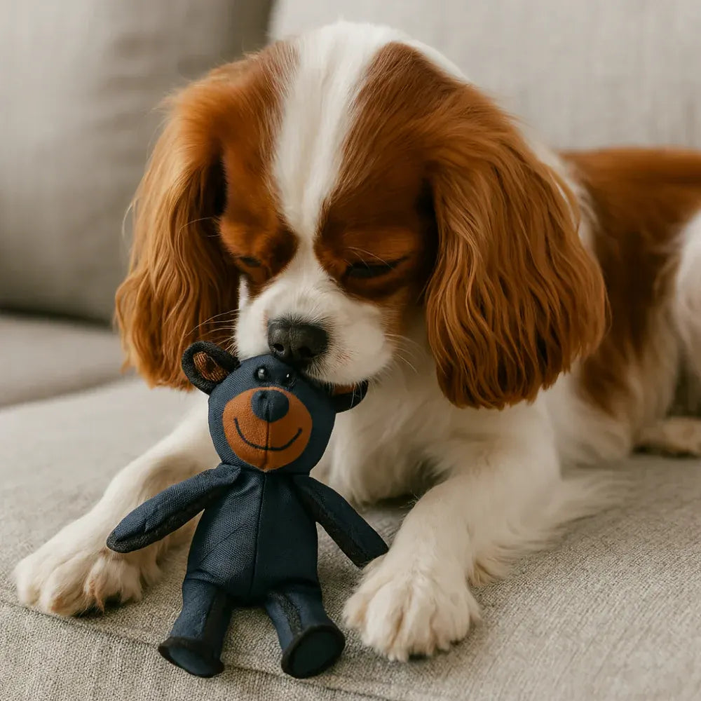 Durable Plush Bear-Shaped Chew Toy for Dogs