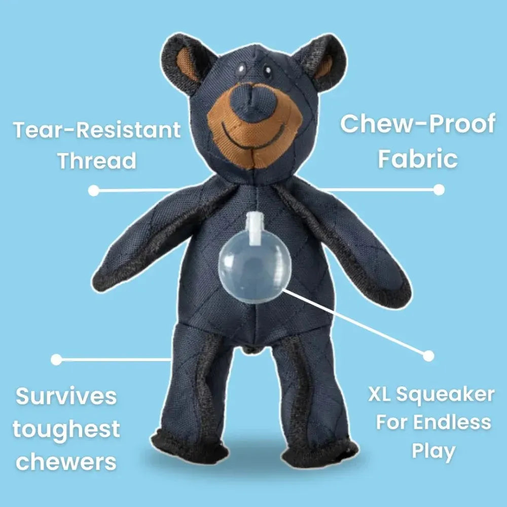 Durable Plush Bear-Shaped Chew Toy for Dogs