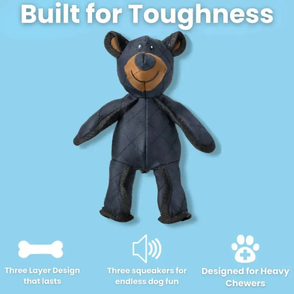 Durable Plush Bear-Shaped Chew Toy for Dogs