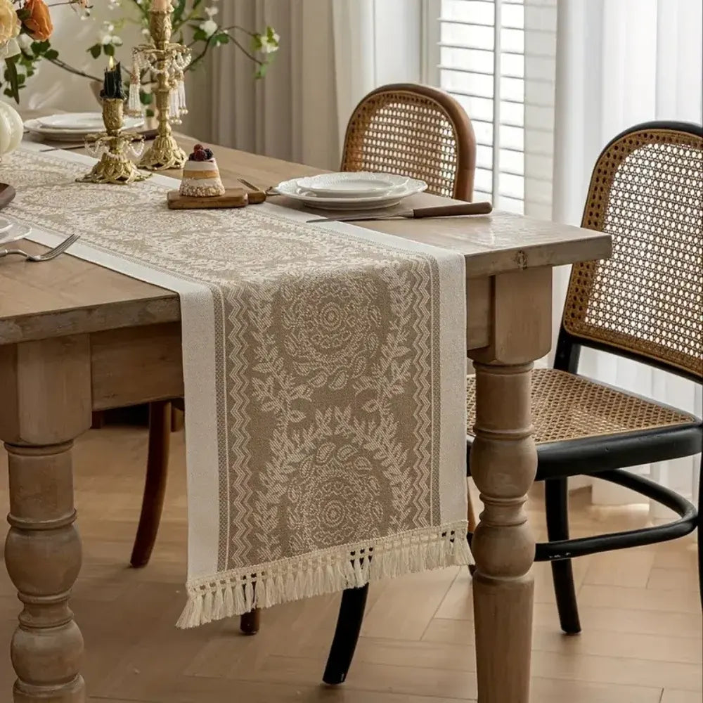 Elegant Luxury Linen Table Runner