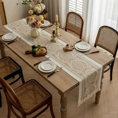 Elegant Luxury Linen Table Runner