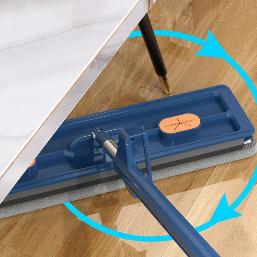 Flat Microfiber Spray Mop with Long Handle Cleaning System
