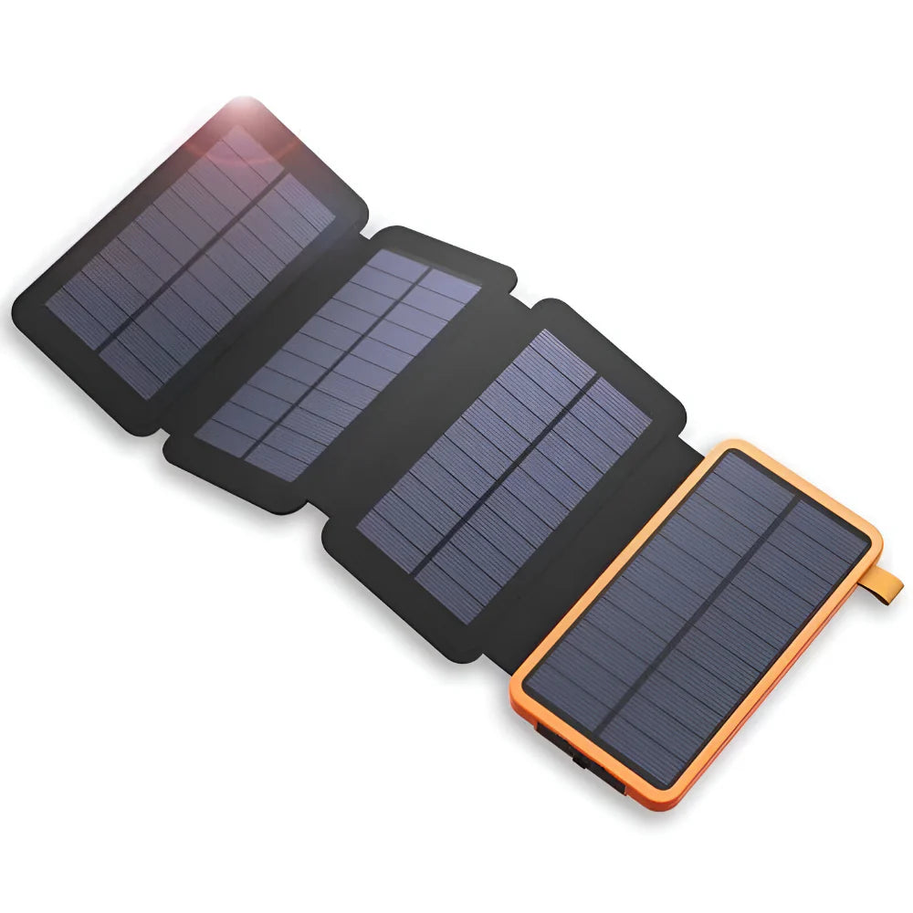 Foldable Solar Panel Portable Power Bank Charger