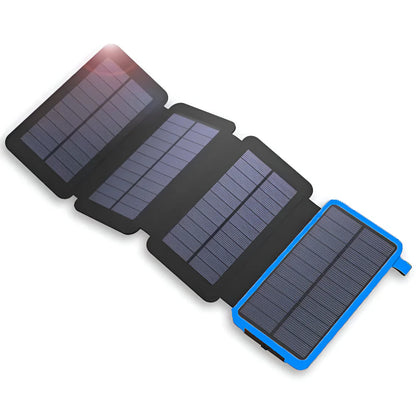 Foldable Solar Panel Portable Power Bank Charger