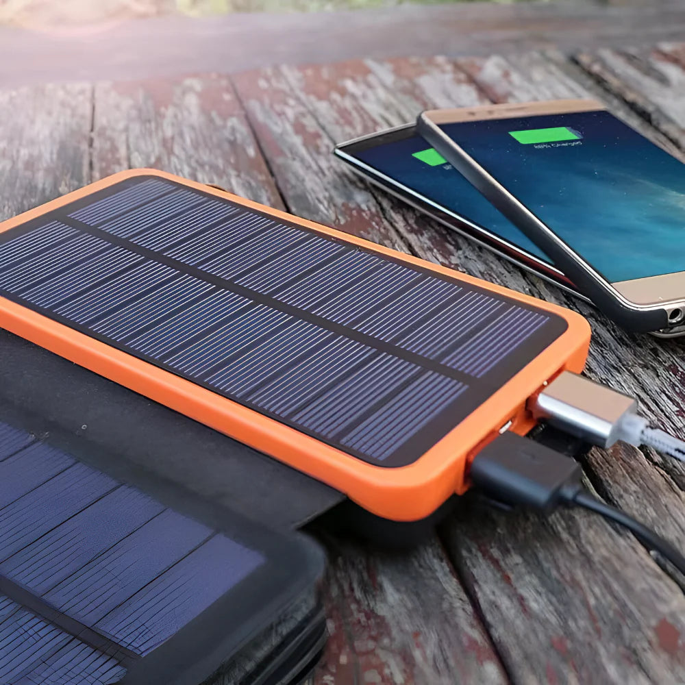 Foldable Solar Panel Portable Power Bank Charger