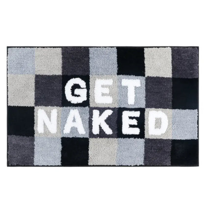 "Get Naked" Humorous Bathroom Mat