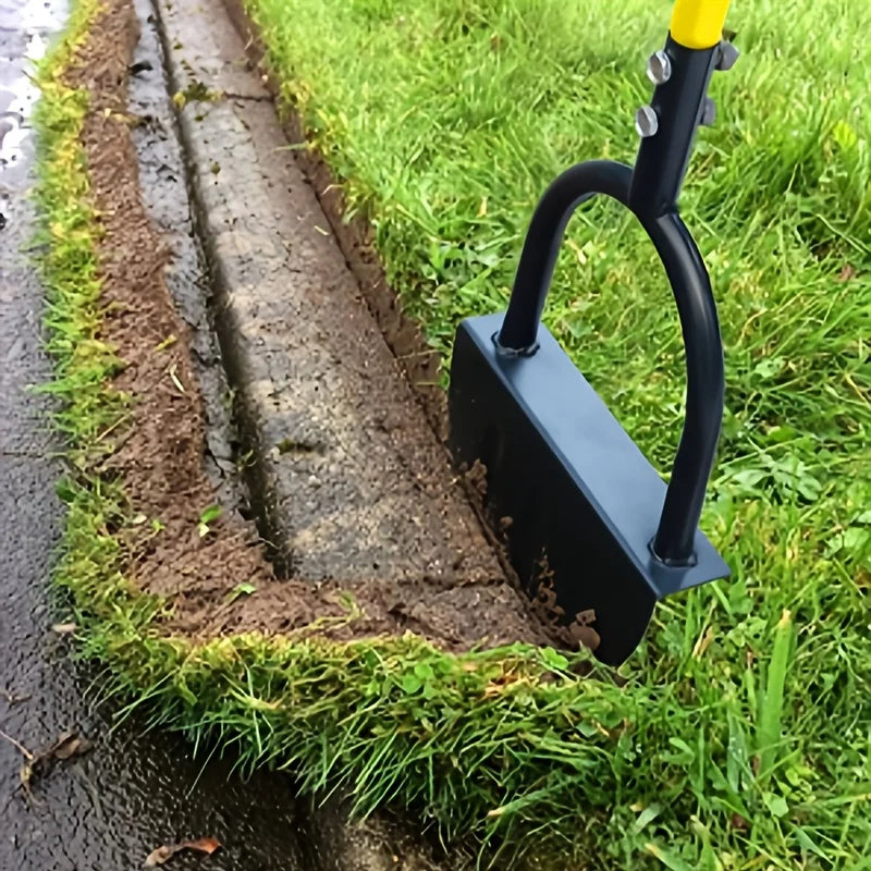 Half-Moon Design Lawn Edger with Wavy Edge | Manual Tool for Clean Lawn Edges & Beds