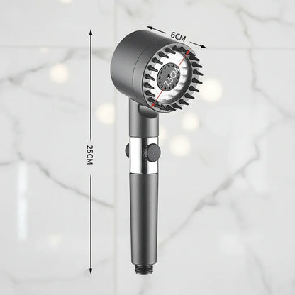 Handheld Filtered High-Pressure Shower Head with Water Spray Function
