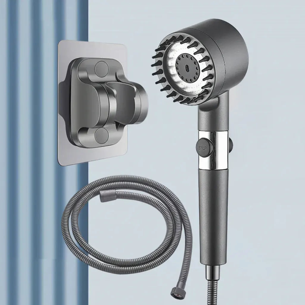 Handheld Filtered High-Pressure Shower Head with Water Spray Function