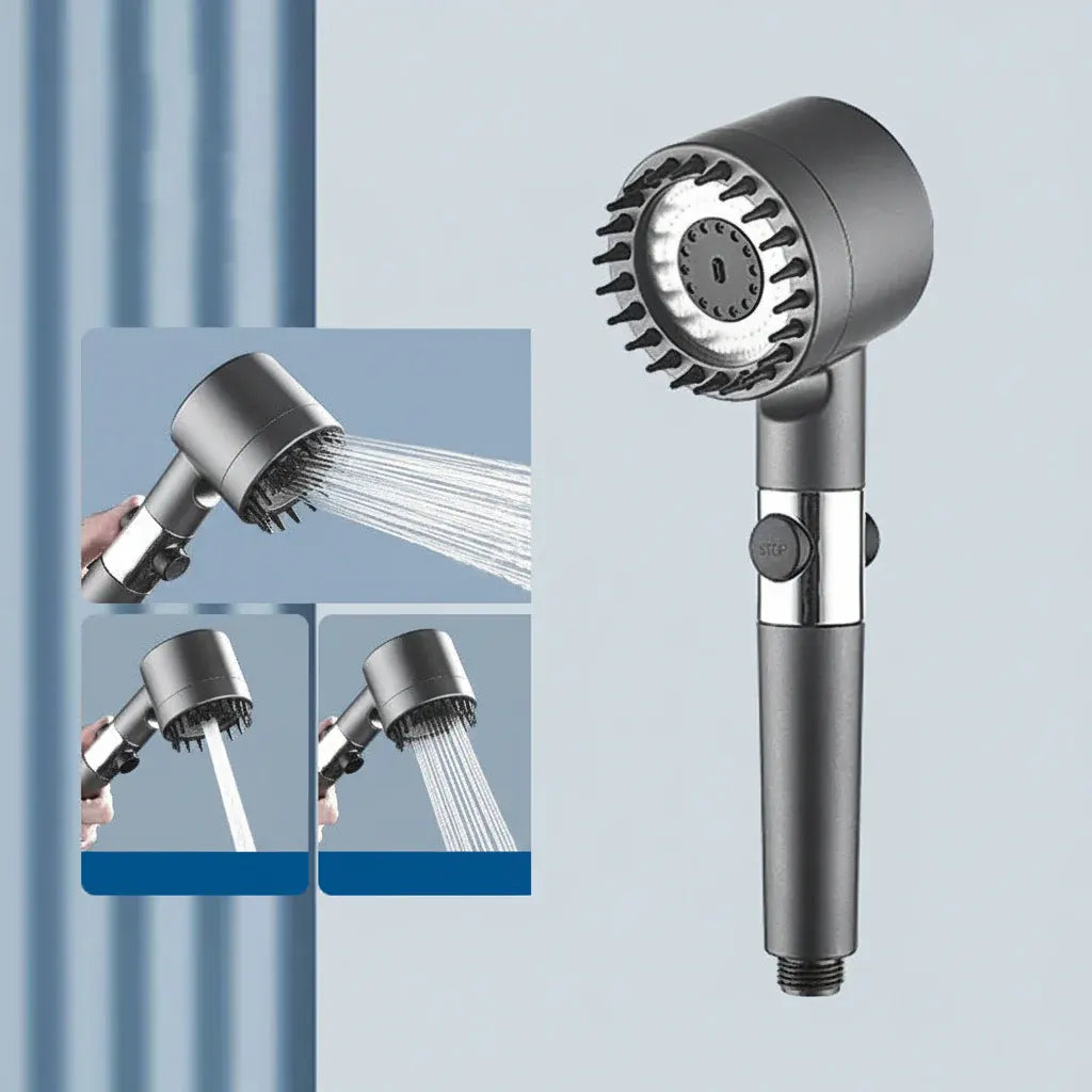Handheld Filtered High-Pressure Shower Head with Water Spray Function