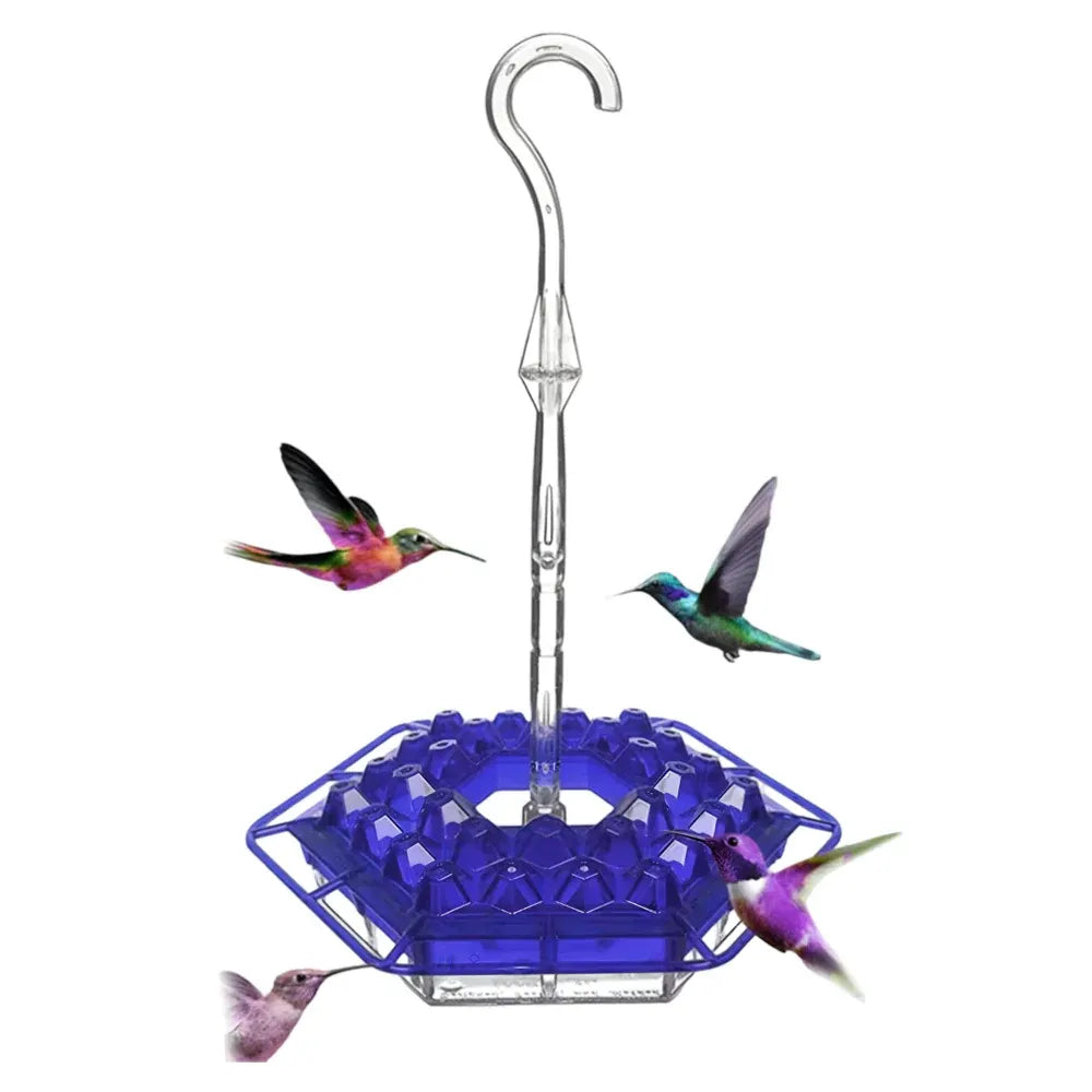 Hanging Hummingbird Nectar Feeder for Garden Feeding Stations